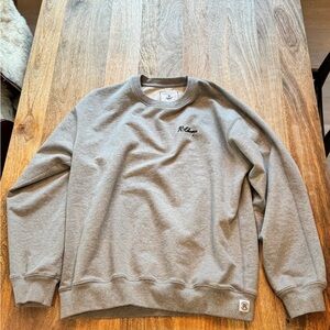 Reigning Champ Midweight Terry Relaxed Fit Script Crewneck - Large